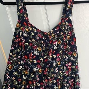 Loft Outlet Floral Jumpsuit